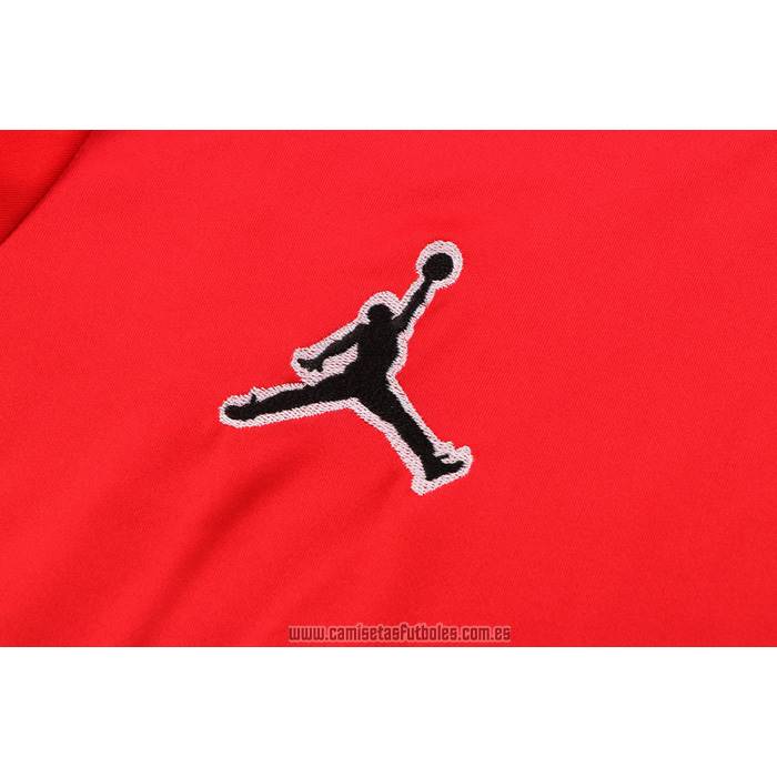 Chandal del Paris Saint-Germain Jordan Manga Corta 2022-2023 Rojo - Pantalon Corto